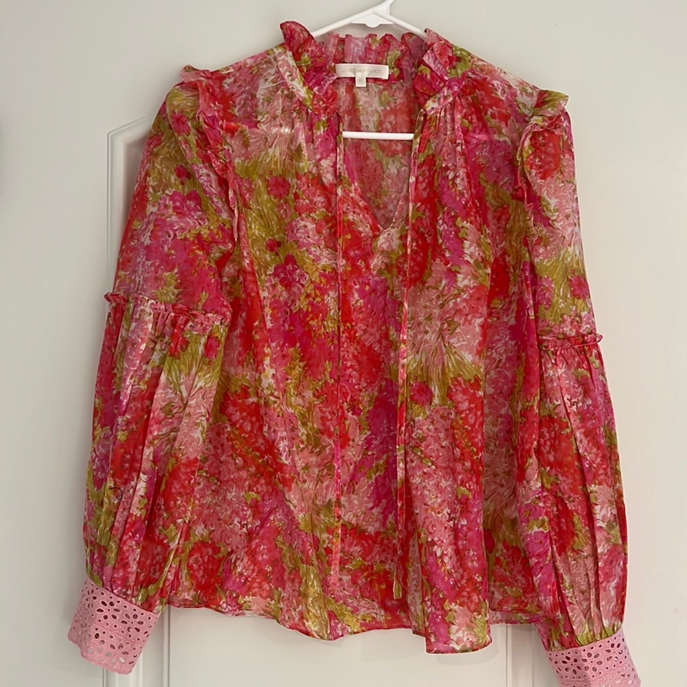 Loveshackfancy blouse size XS